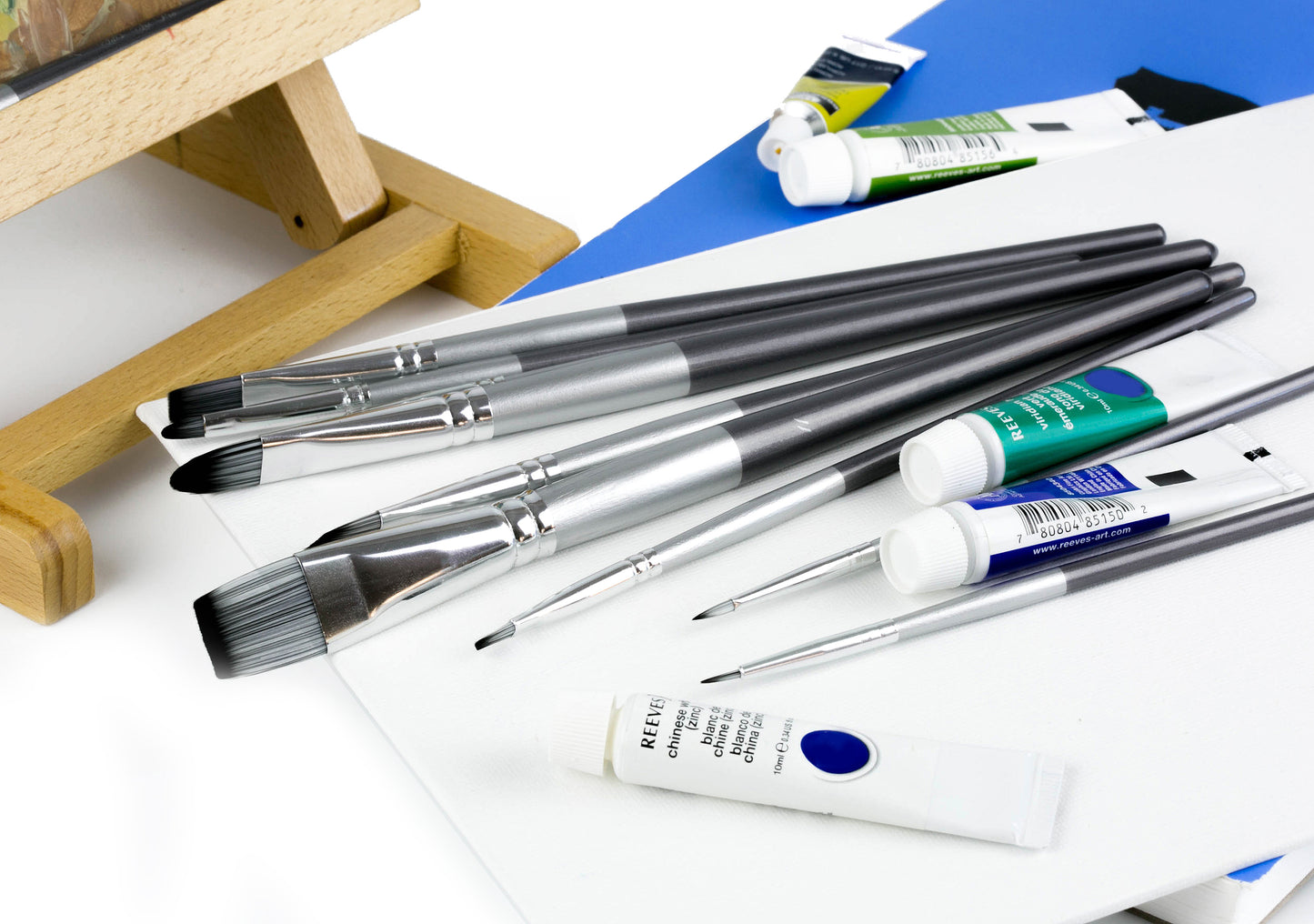 Paint Brushes Set- Grey 10 pcs