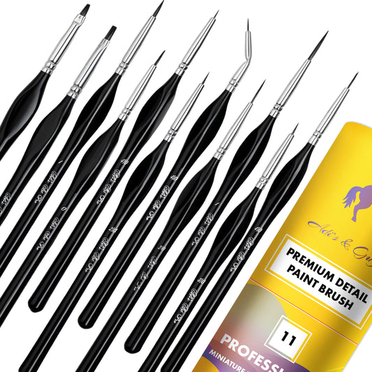 Detail Paint Brushes Set of 11